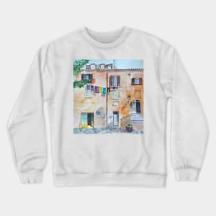 A painted bike ride - La bicicletta Crewneck Sweatshirt